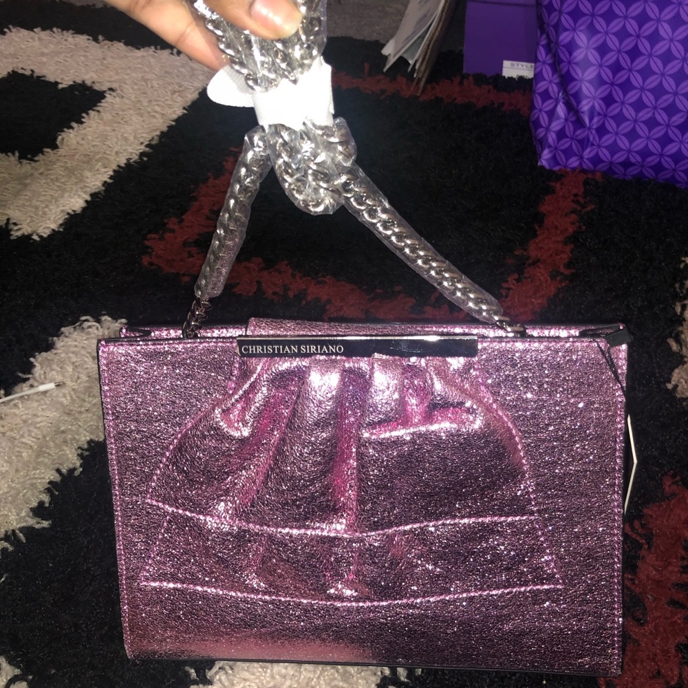 Christiano Siriano Glitter Crossbody Bag MSRP $125